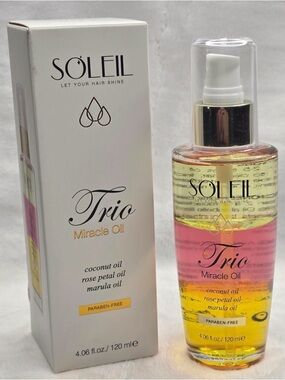 Soleil Trio Miracle Oil - Pink & Yellow Nourishing Hair Oil